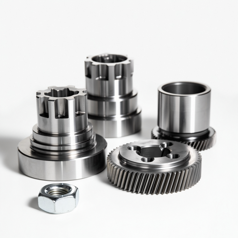 Automotive CNC Turning Milling Parts with Zinc Plating